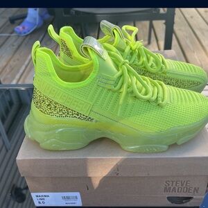 Steve Madden Neon Green Sneakers